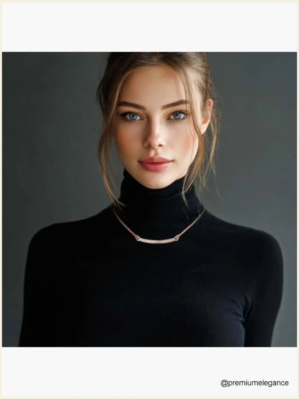 Sparkling Zircon Horizontal Bar Necklace, Minimalist Pendant, Adjustable 18